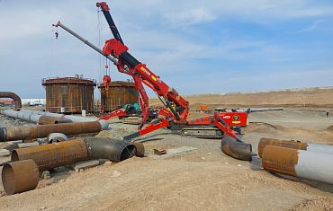 Два мини-крана Арлифт в работе